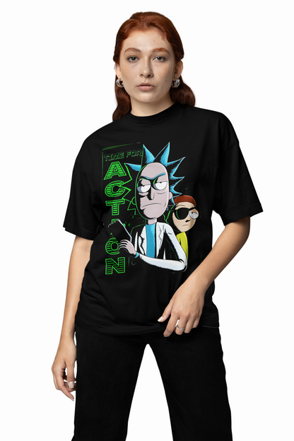 Time For Action Oversized T-Shirts