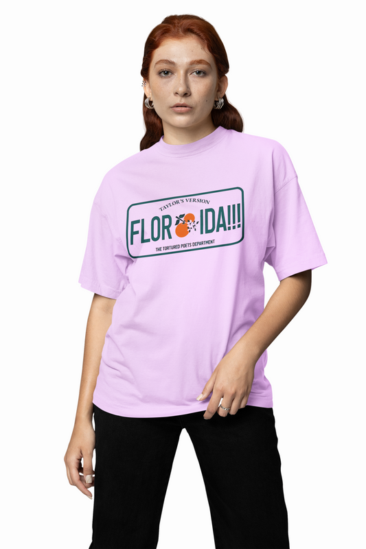 Florida Graphic Oversized T-Shirt Relaxed Fit Casual Wear