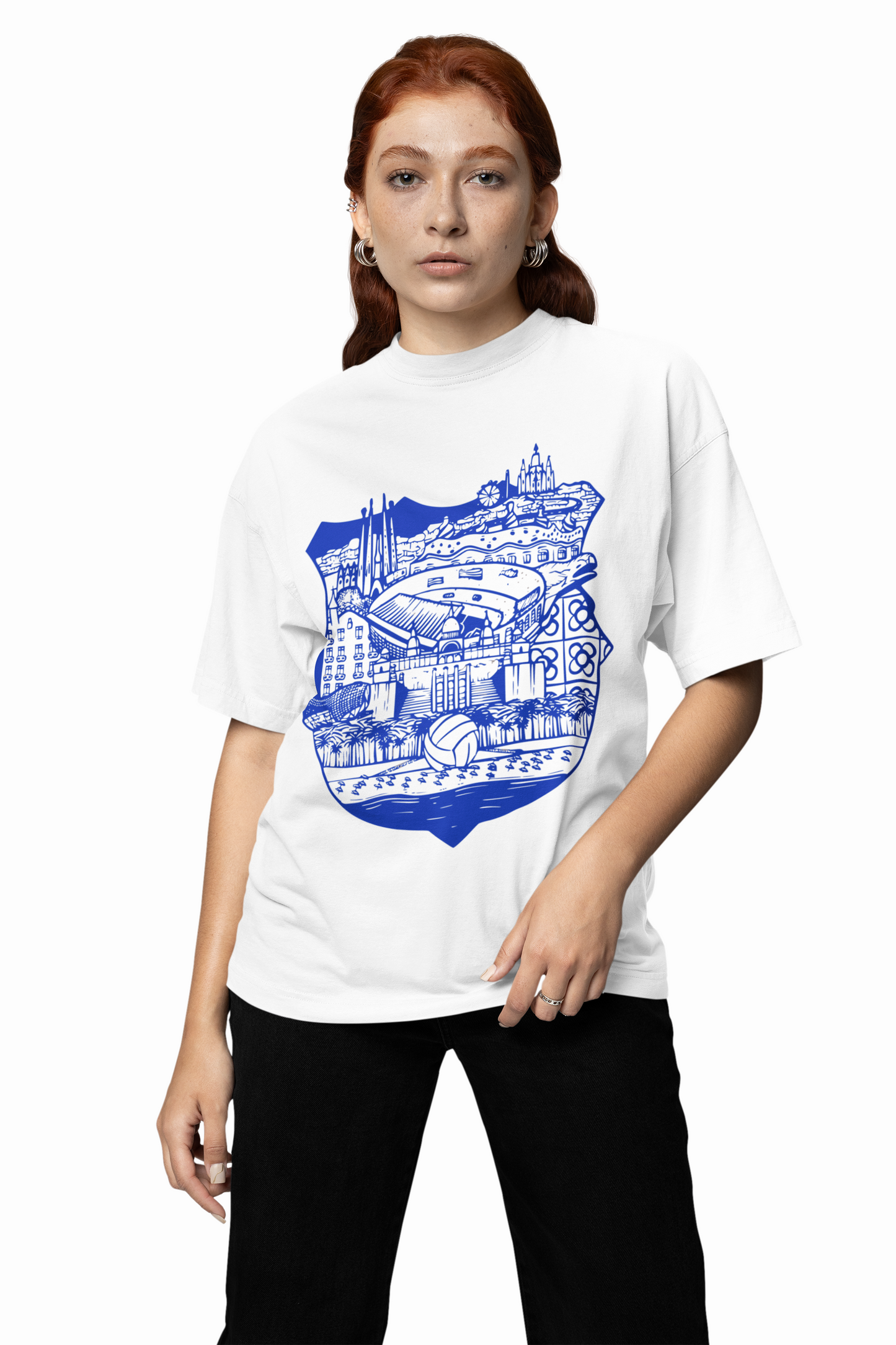 Messi Barcelona Oversized T-Shirts for Football Fans