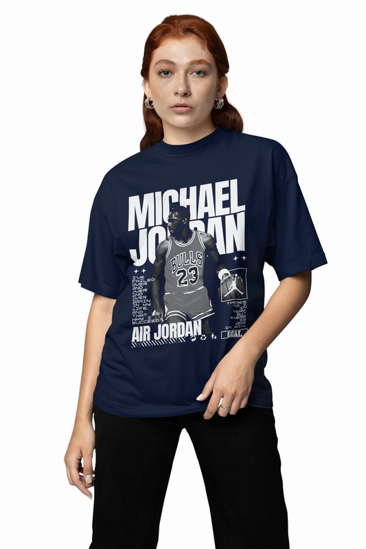 Michael Jordan Oversized T-Shirts for Iconic Sports Style
