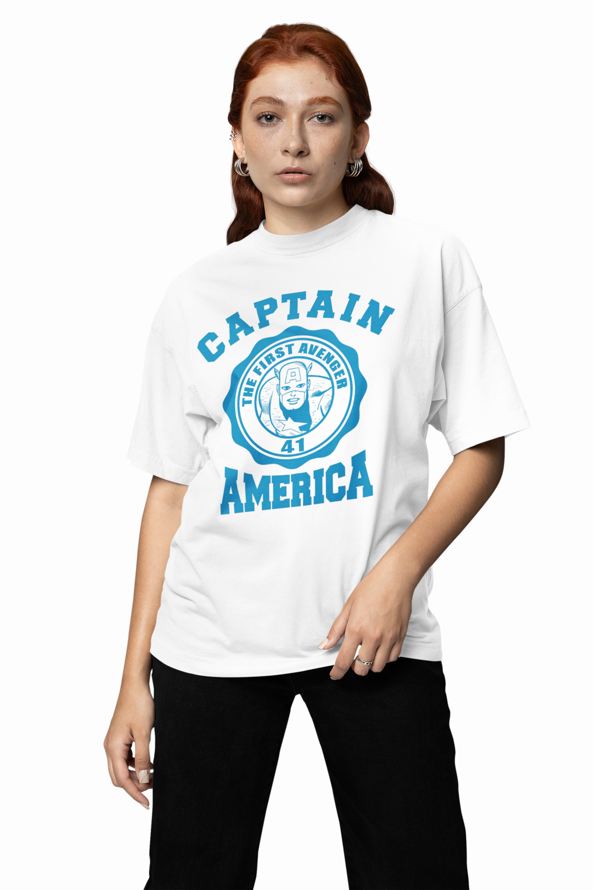The First Avenger Oversized T-Shirts