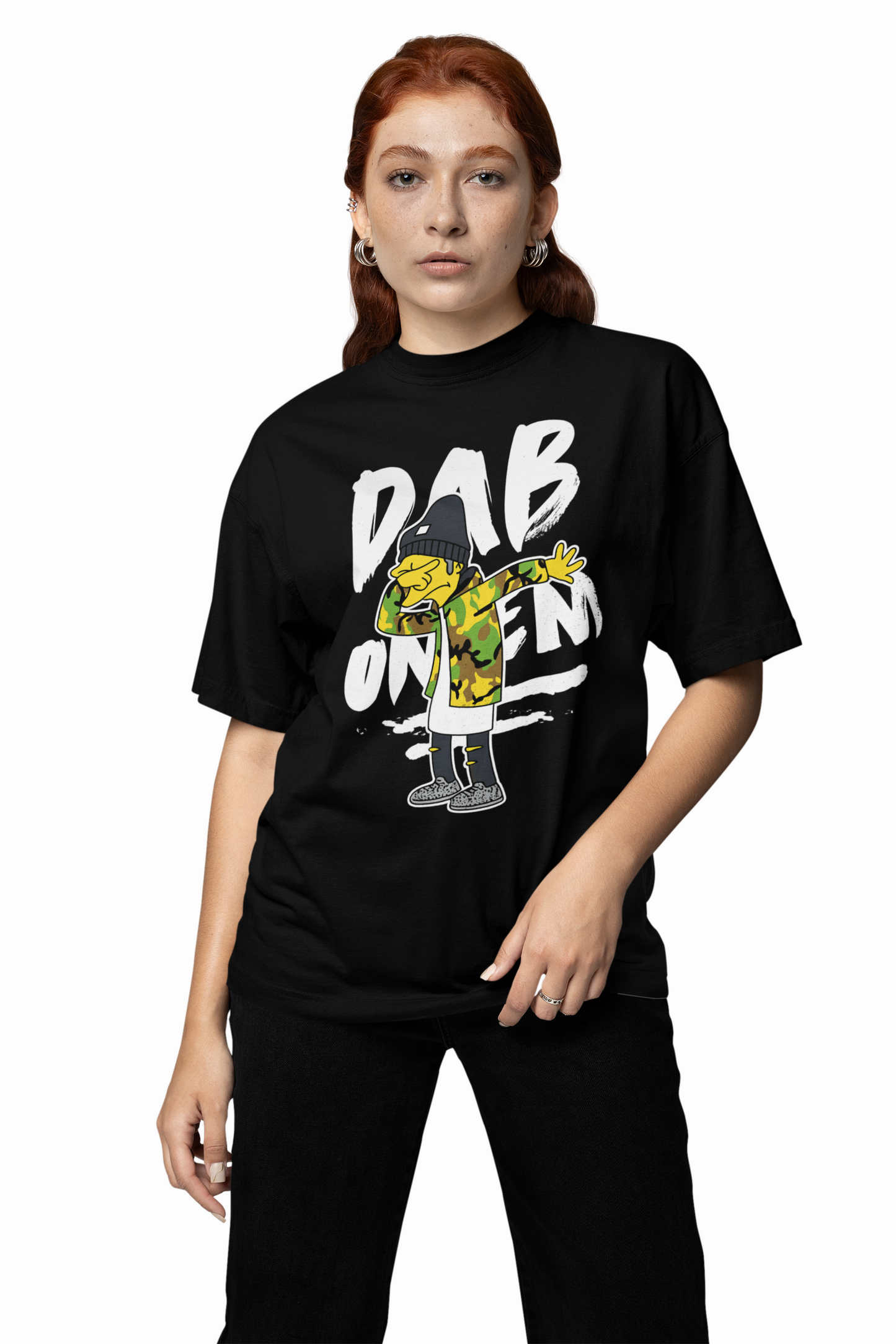 Dab Oversized T-Shirts Fun Trendy Streetwear Style