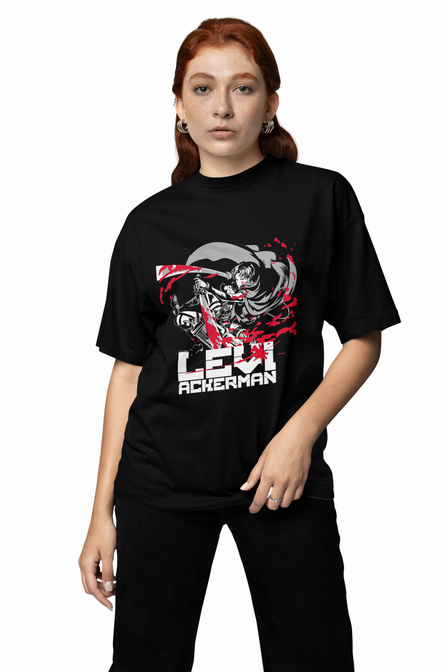Levi Black Oversized T-Shirt for Comfortable Everyday Wear