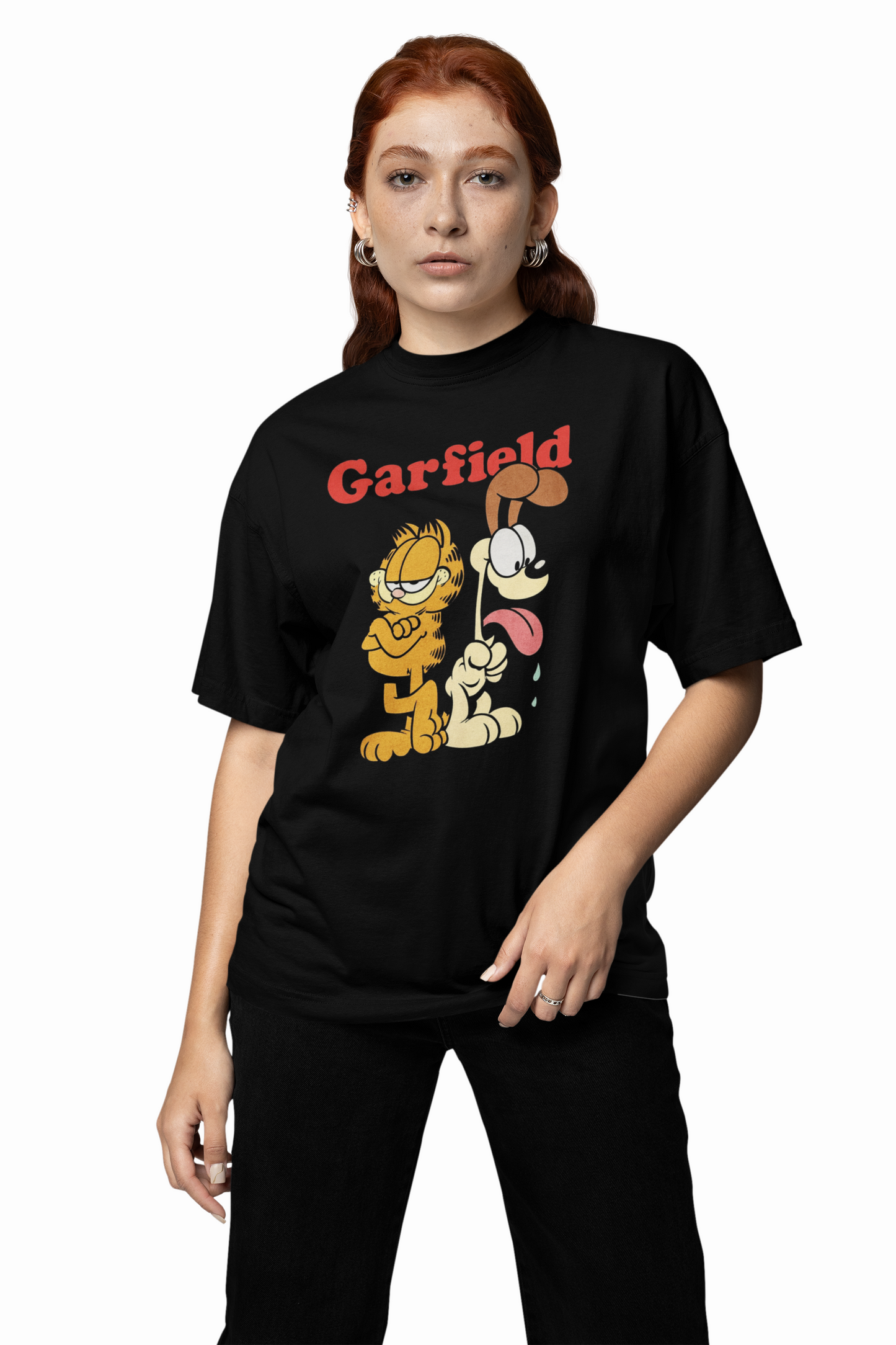 Garfield Cartoon Oversized T-Shirts – Stylish Graphic Tee