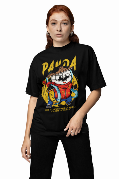 Dashing Panda Oversized T-Shirt