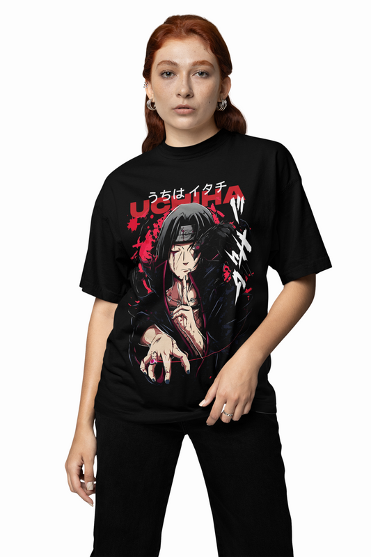 Uchiha Anime Oversized T-Shirt