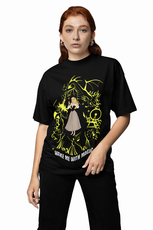 Princess Alice Oversized T-Shirt Black Premium Graphic Tee