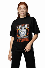 Baseball Match Oversized T-Shirt