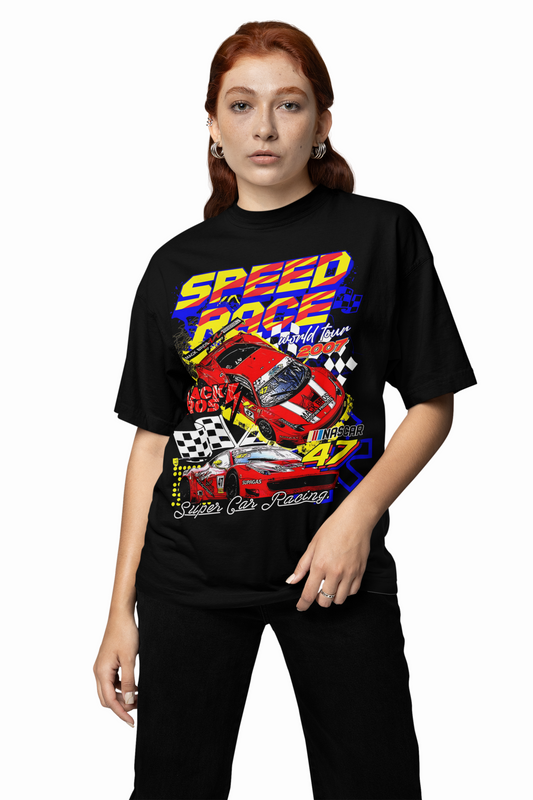 Mack Bros Oversized T-Shirt Bold Graphic Streetwear Tee
