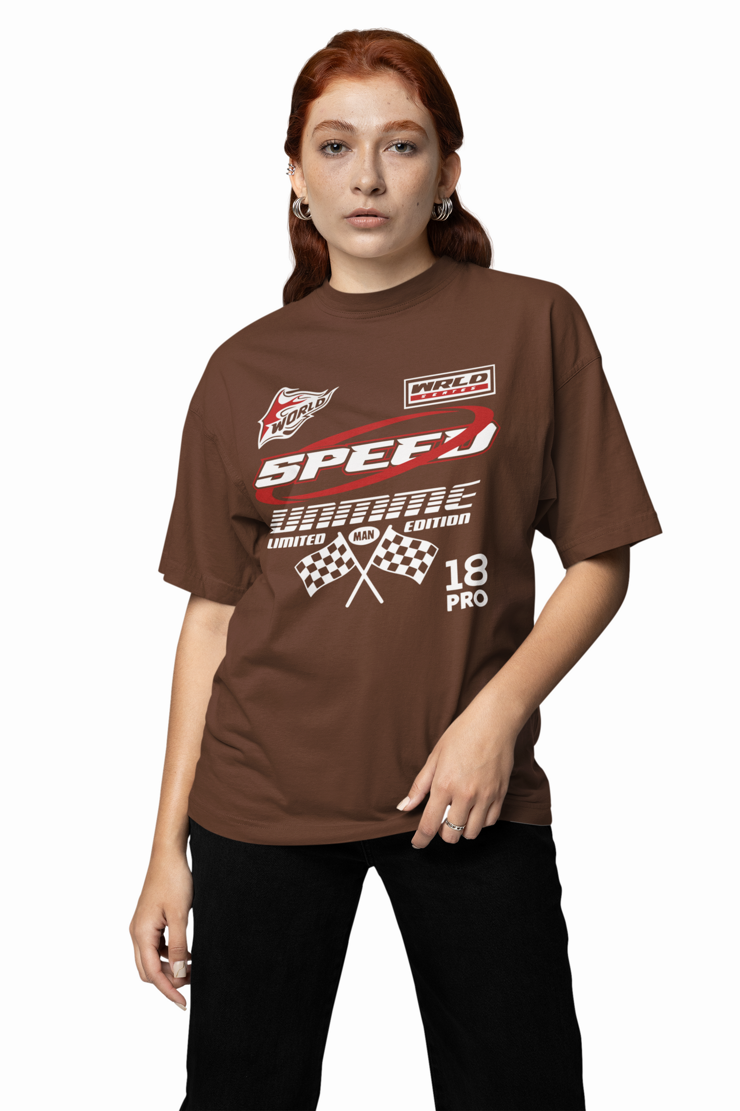 Speed Unmme Oversized T-Shirts – Bold Racing Streetwear
