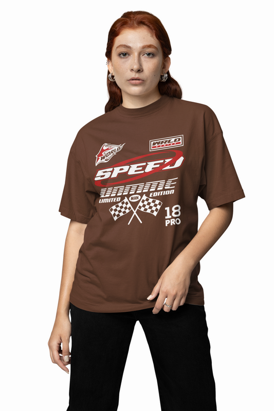 Speed Unmme Oversized T-Shirts – Bold Racing Streetwear