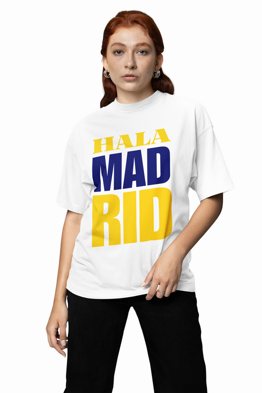 Los Blancos Oversized T-Shirt Real Madrid Streetwear Fan Wear