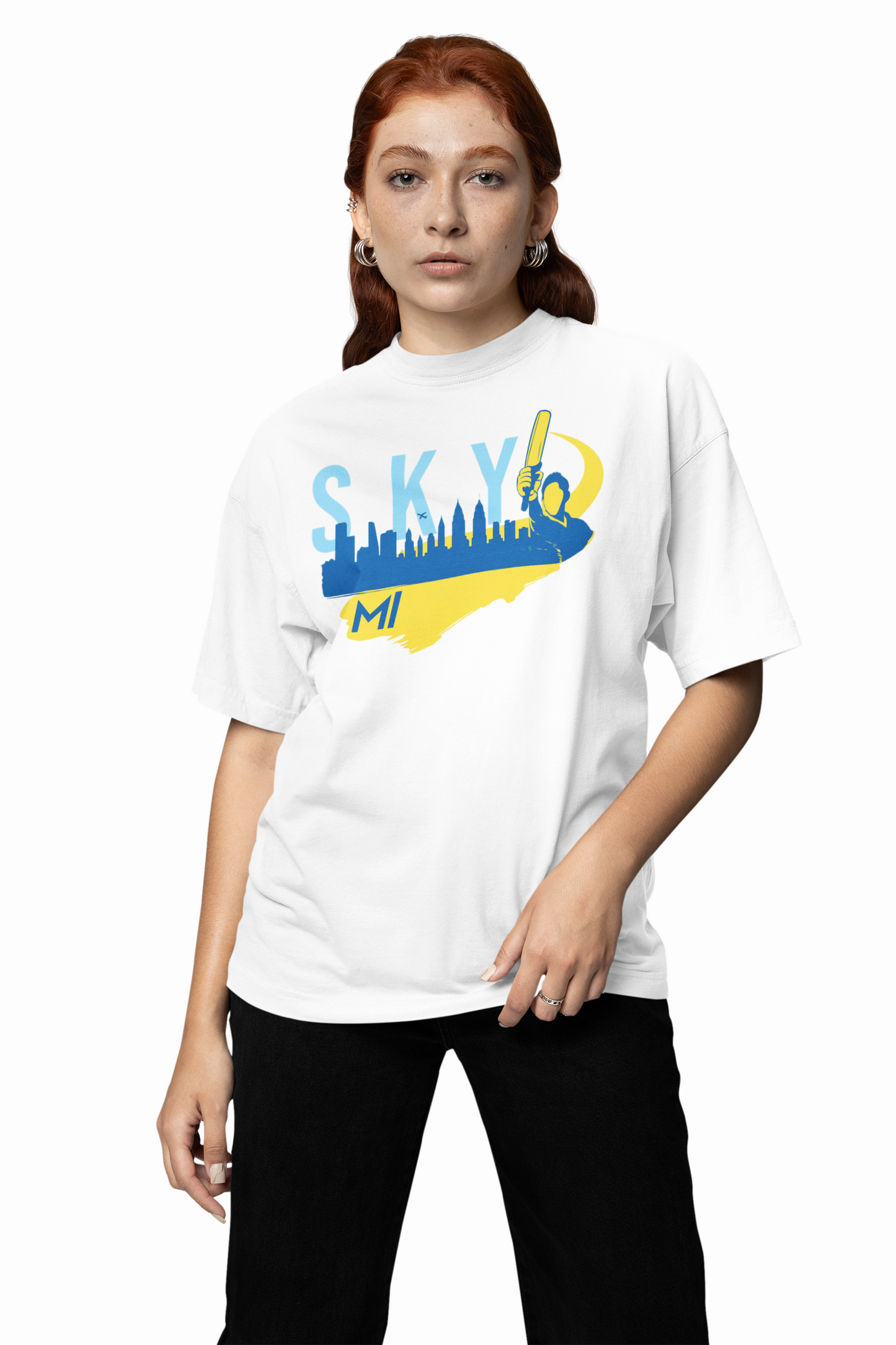 MI Sky Oversized T-Shirts