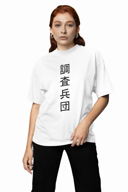 Mikasa Oversized T-Shirts Anime Streetwear Cotton Tee
