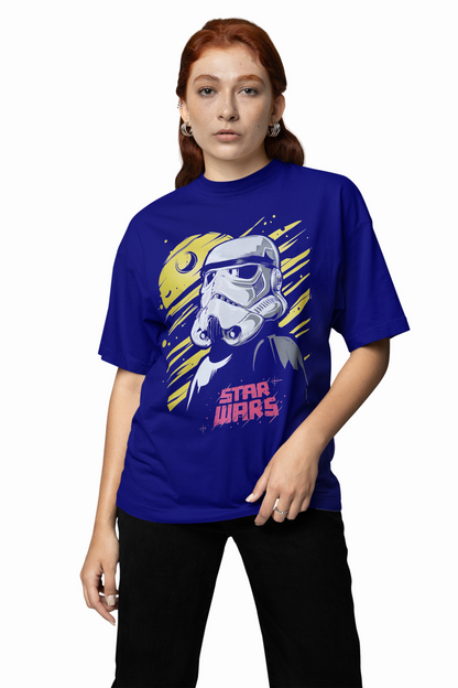 Stormtrooper Oversized T-Shirt Sci-Fi Streetwear Casual Tee