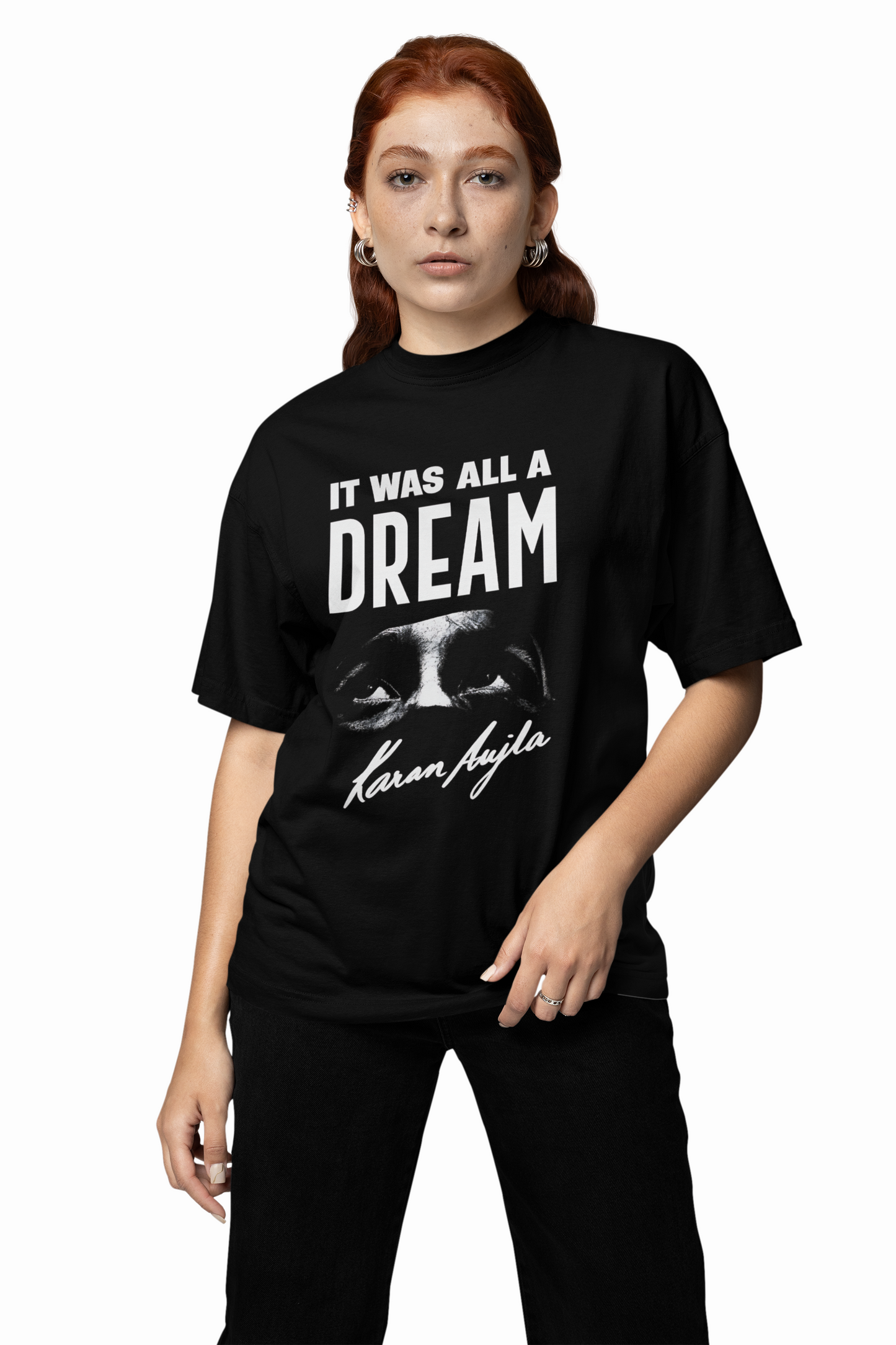 Singer Karan Aujla Oversized T-Shirt Punjabi Streetwear