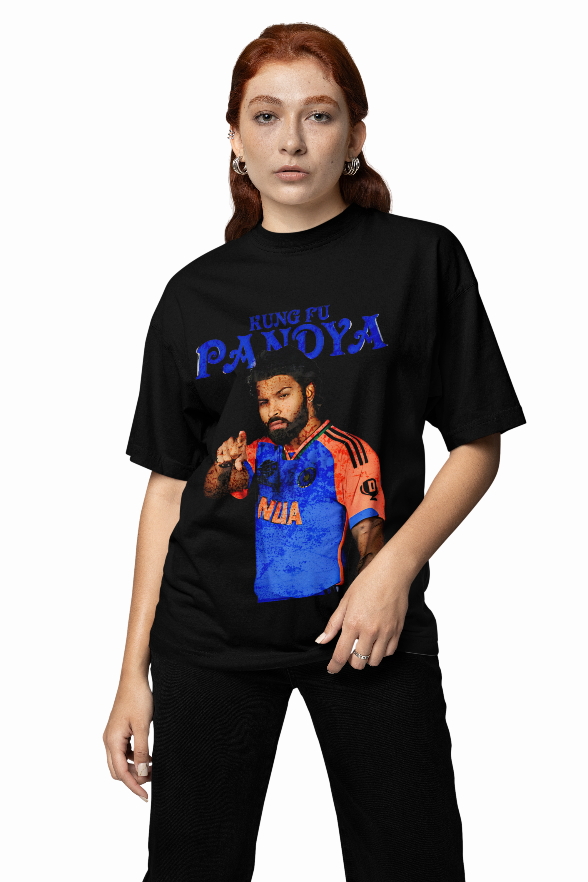 Indian Hardik Pandya Oversized T-Shirts