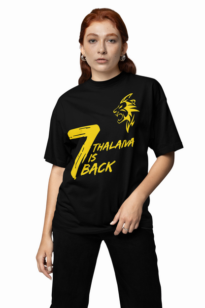 Thalaiva Back Oversized T-Shirts