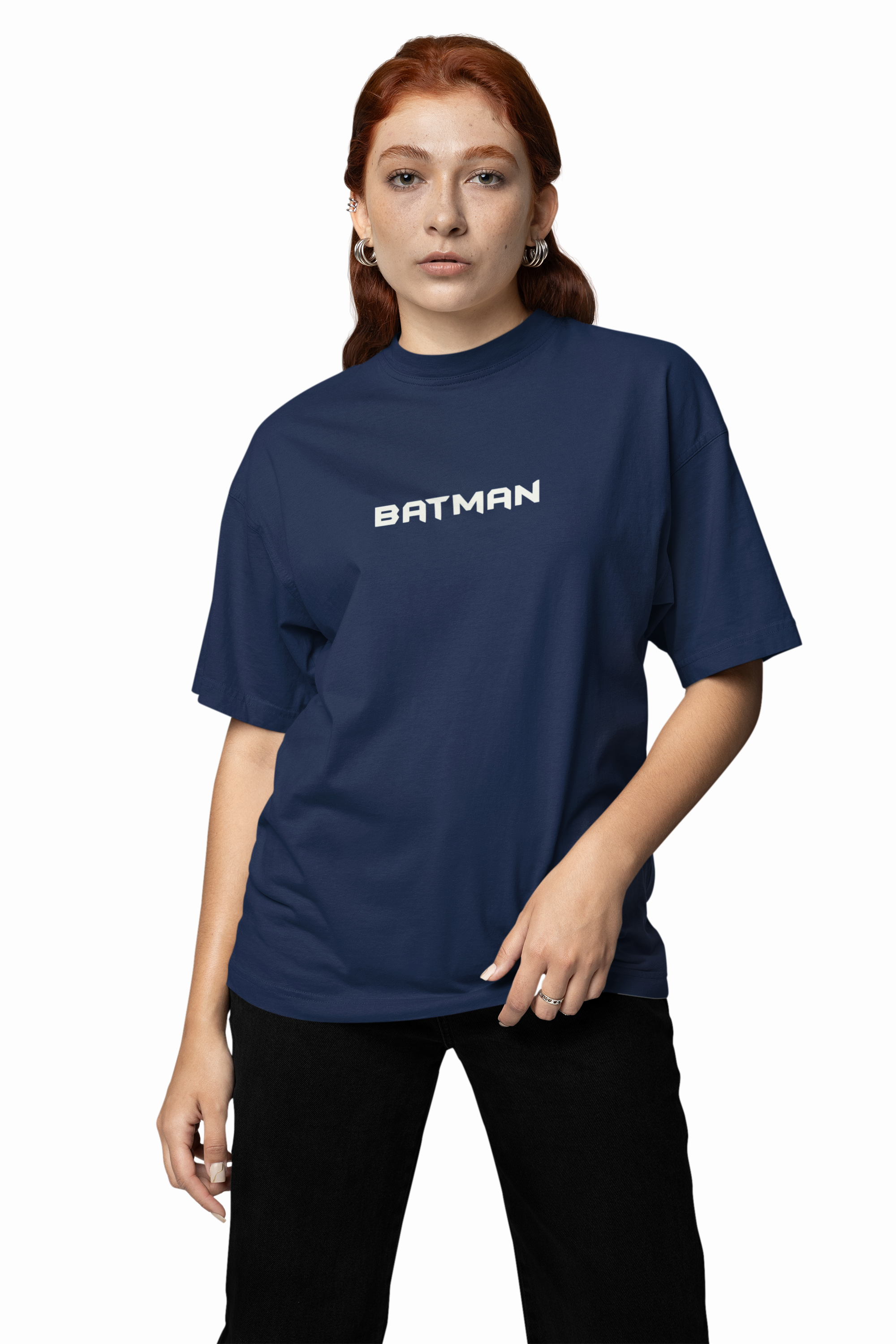 Dark Knight vs Joker Face Oversized  T-shirt