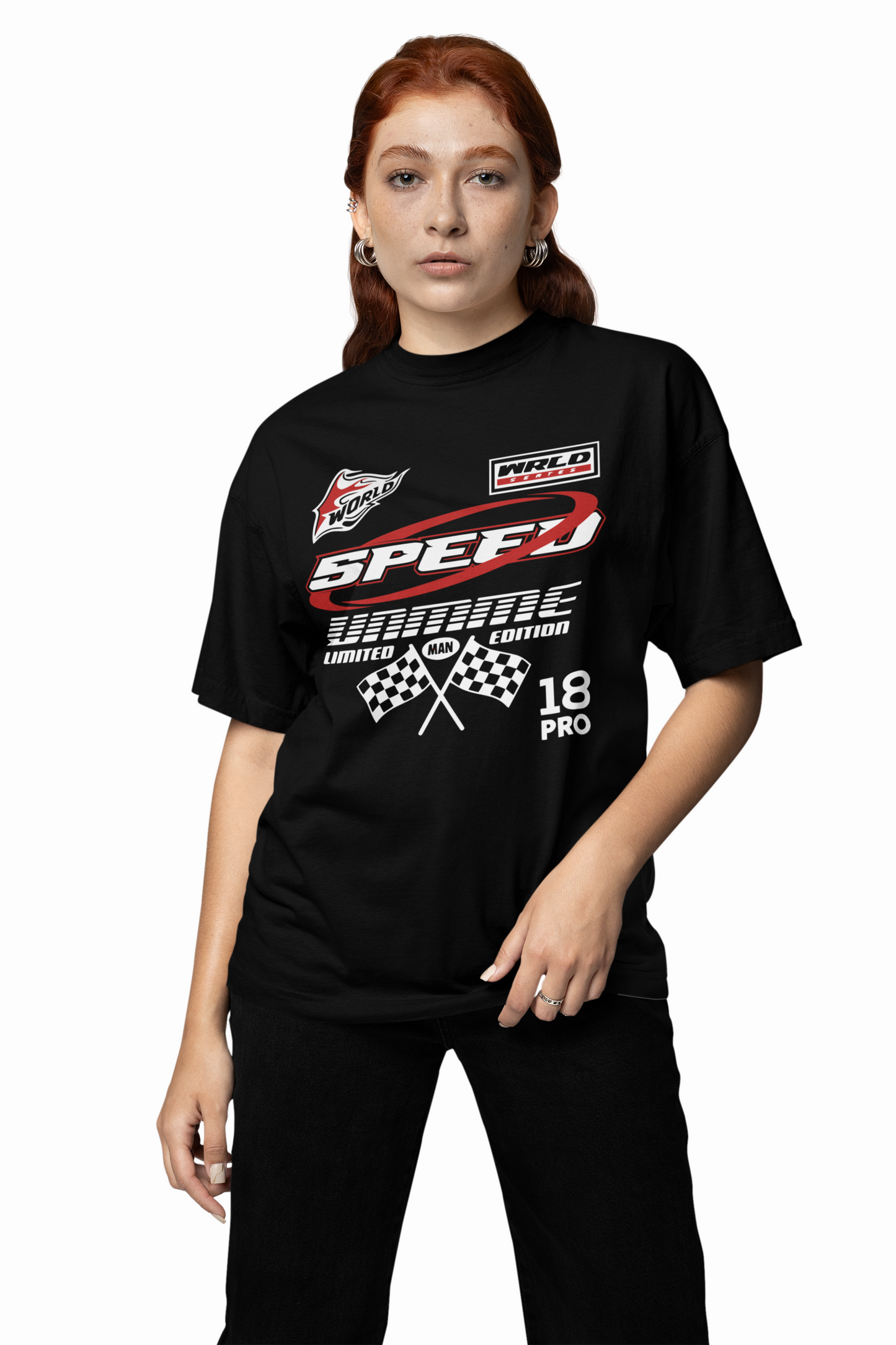Speed Unmme Oversized T-Shirts – Bold Racing Streetwear