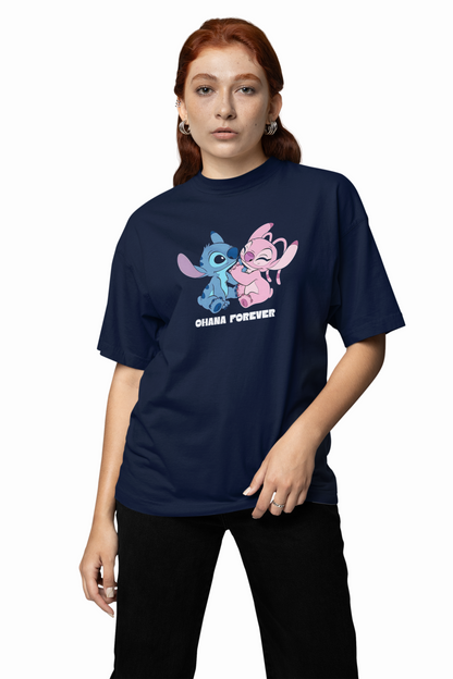 Ohana Forever Oversized T-Shirts – Family, Loyalty & Island Spirit