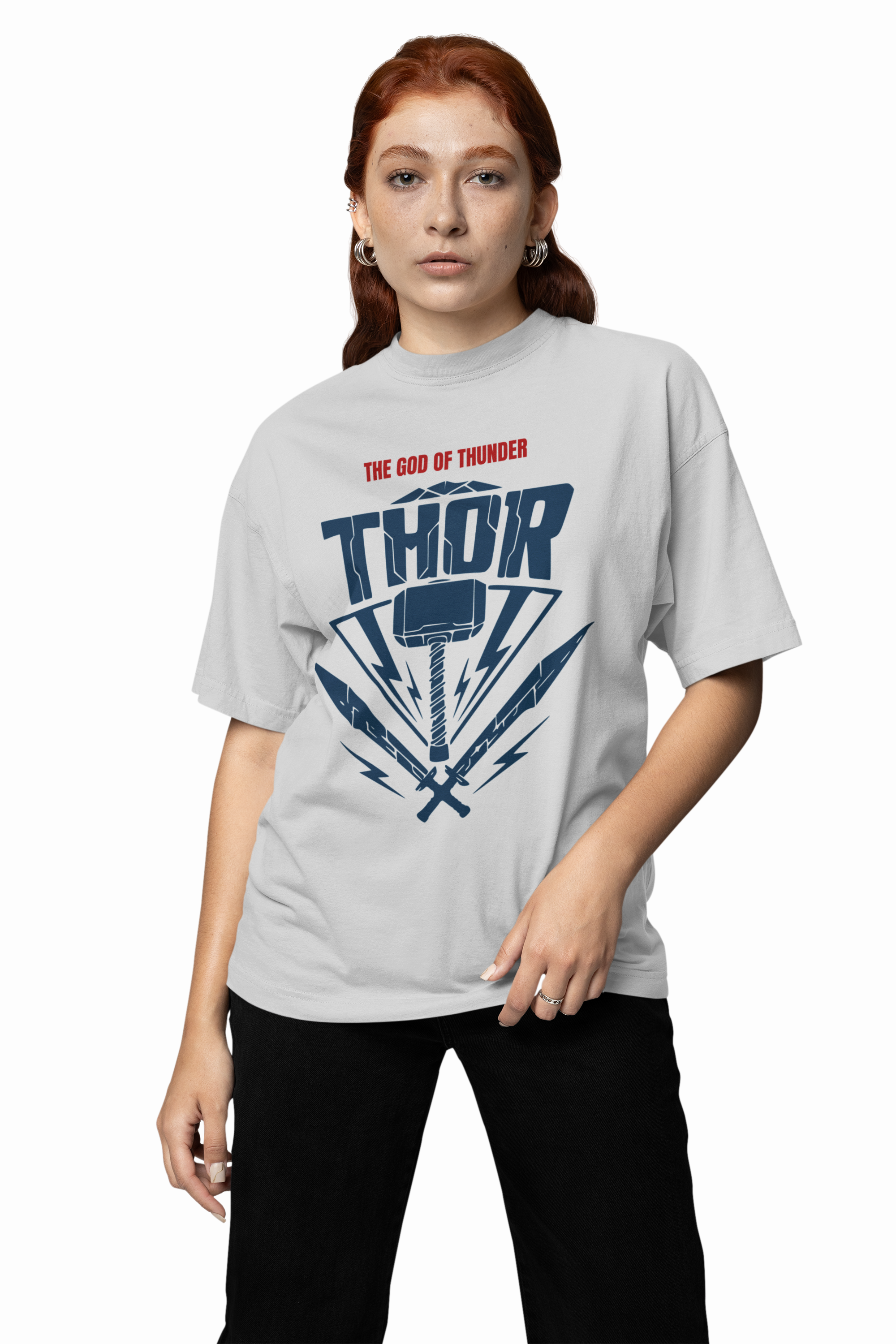 God Of Thunder Oversized T-Shirts