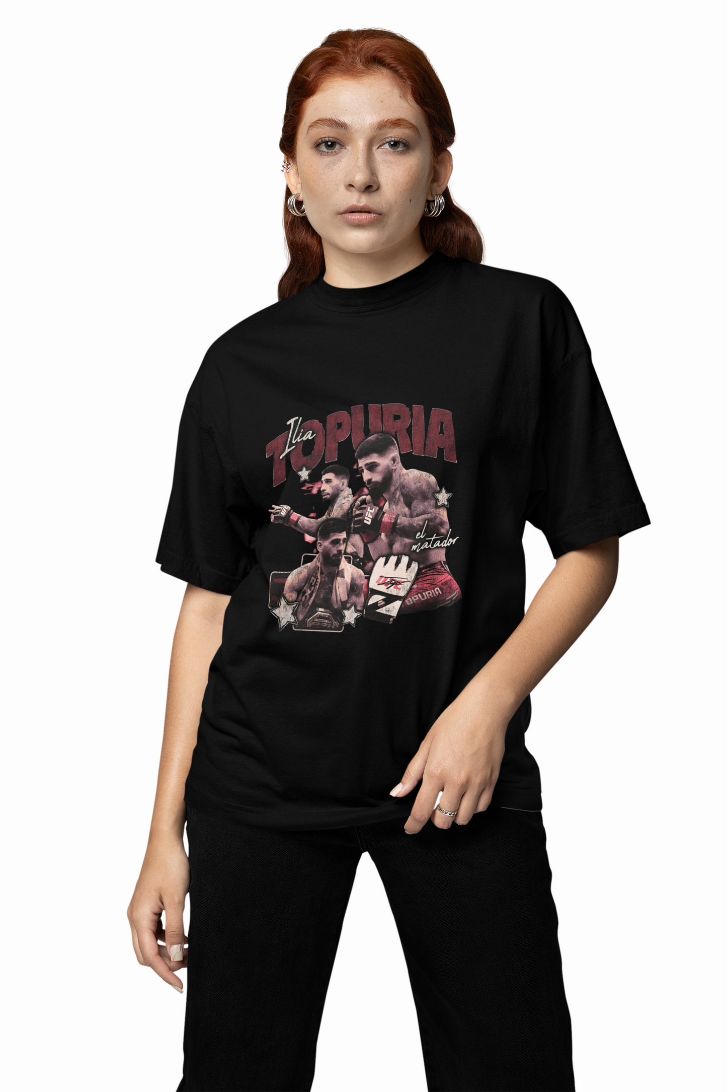 Player Topuria Oversized T-Shirt – Bold Streetwear Graphic