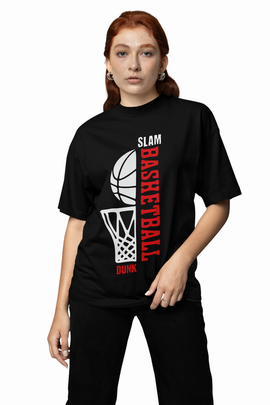 Slam Basketball Oversized T-Shirt True Ballers Streetwear