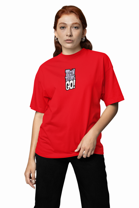 Teen Titans Oversized T-Shirt Cartoon Fans Streetwear Style