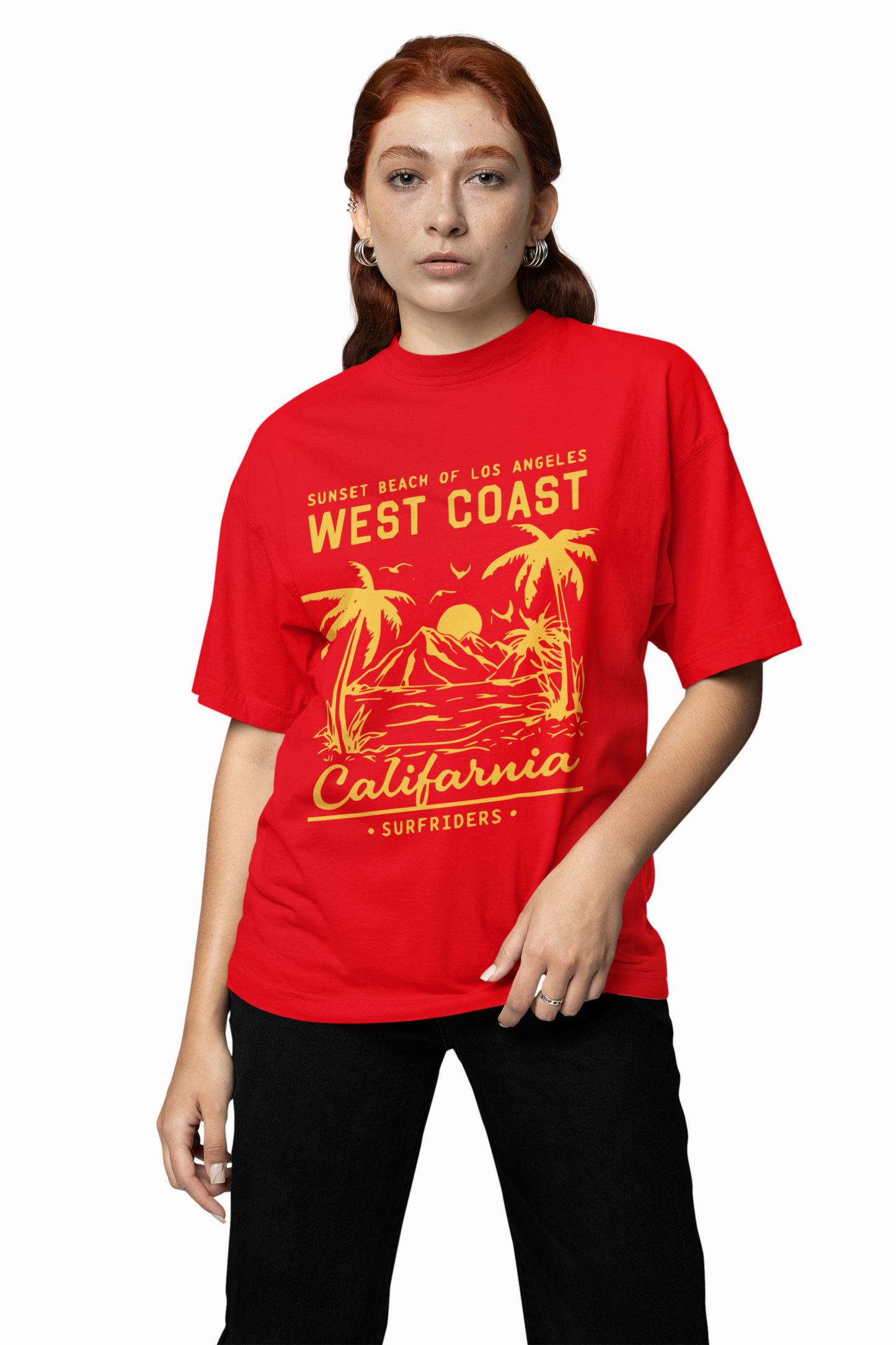 West Cost Oversized T-Shirt for Relaxed Daily Comfort Wear