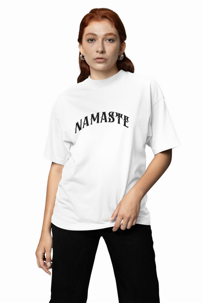 Positive Energy Oversized T-Shirt White for Soft Casual Looks