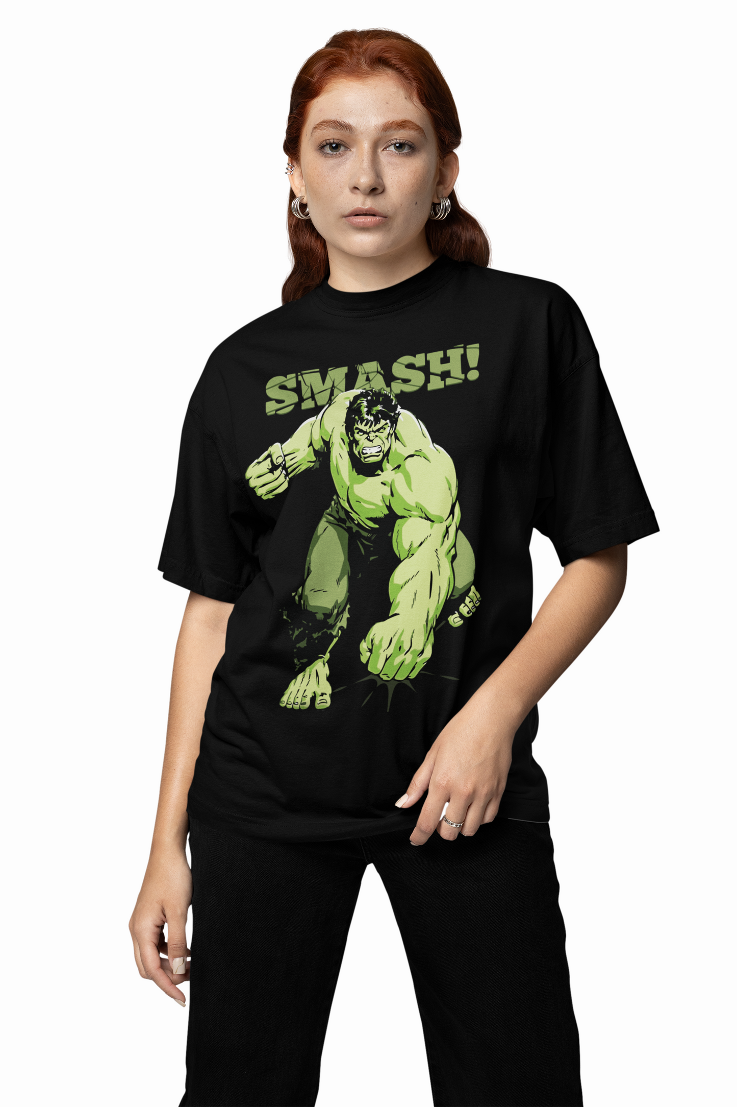 Smash Heros Oversized T-Shirts for Bold Gaming Street Style