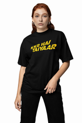 KKR Hai Taiyar Oversized T-Shirts