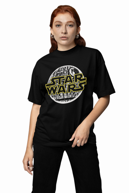 Galaxy Lovers Oversized T-Shirts Cosmic Romantic Streetwear
