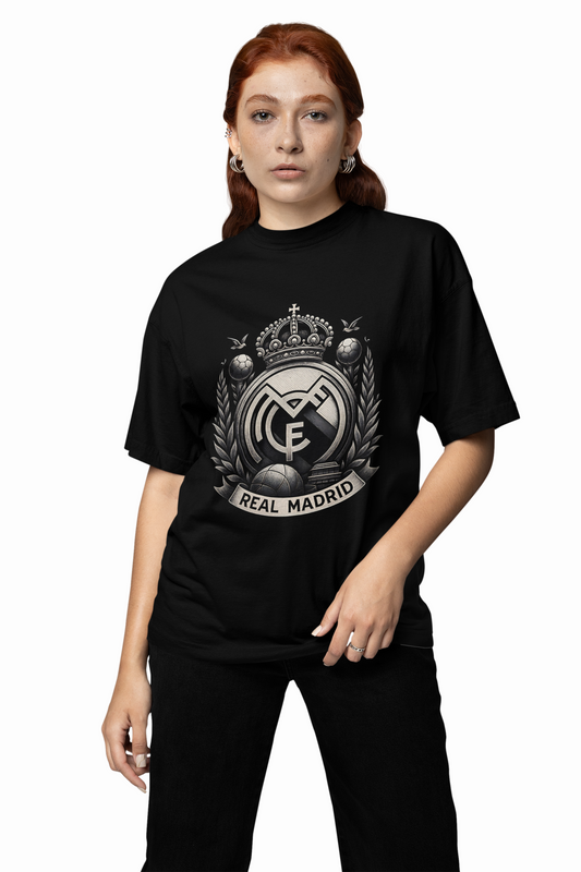 Madrid Icons Graphic Oversized T-Shirt – Football Fan Gear