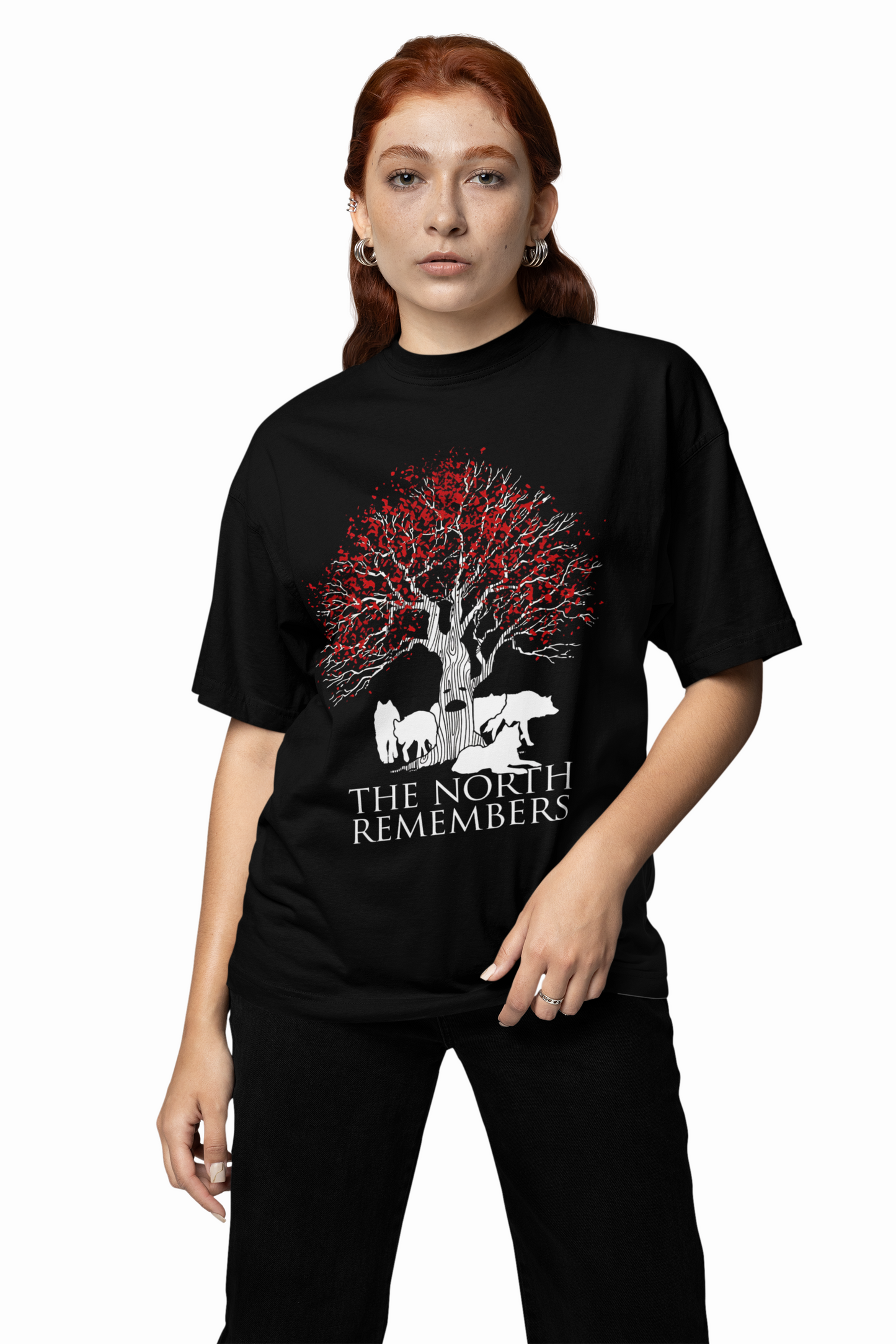 Tree Graphic Oversized T-Shirts Nature Streetwear Style