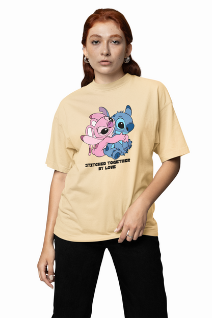 Together By Love Oversized T-Shirts for Romantic Casual Style