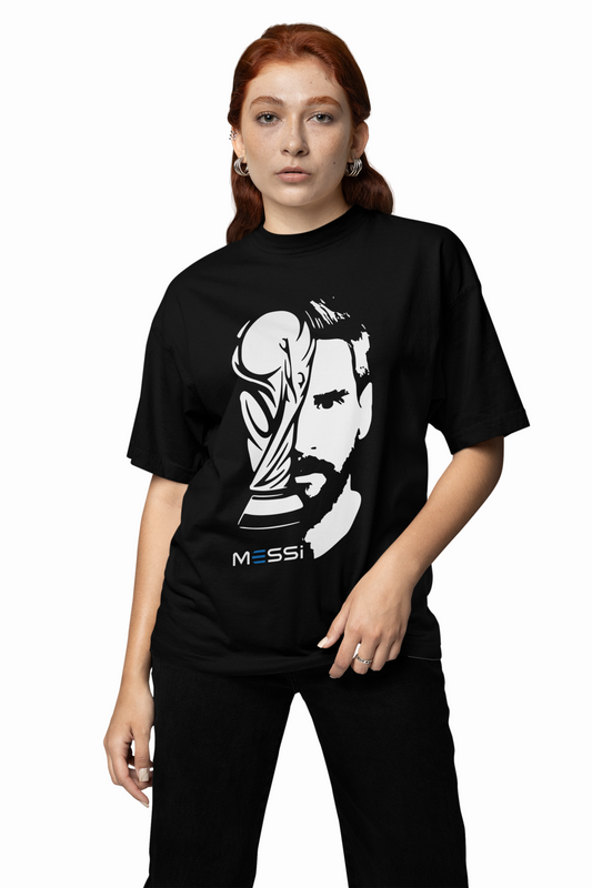 Messi Oversized T-Shirt for Iconic Football Fan Style