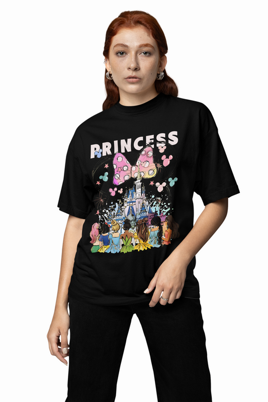Princess World Oversized T-Shirt Trendy Streetwear Tee Fit