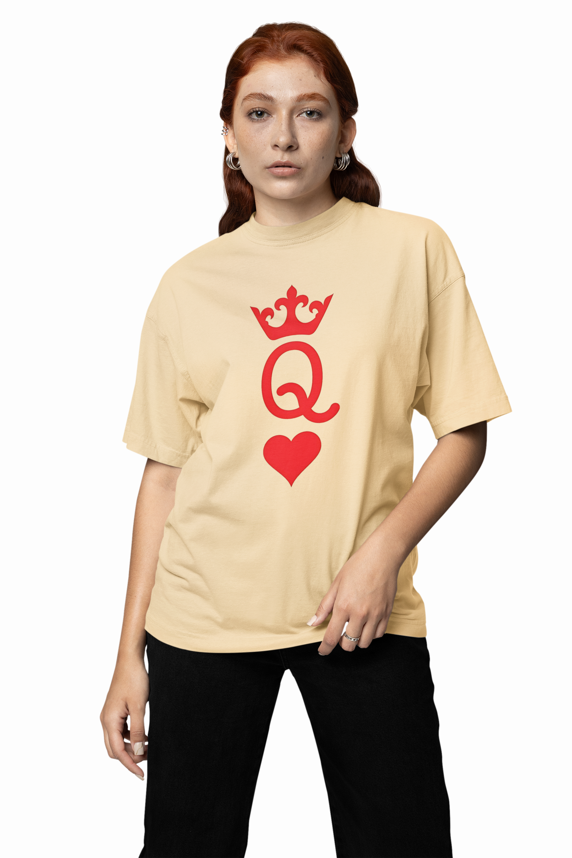 King & Queen Oversized T-Shirts