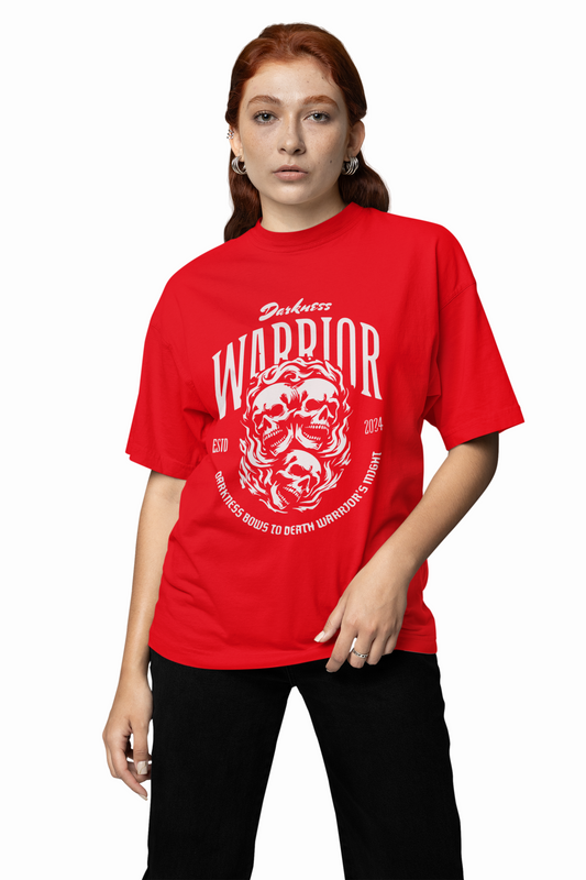 Darkness Warrior Oversized T-Shirt, Premium Streetwear Style