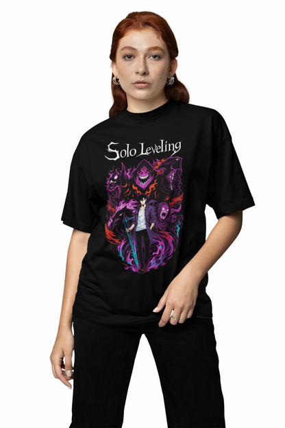 Hunter Shadows Oversized T-Shirts Bold Streetwear Style
