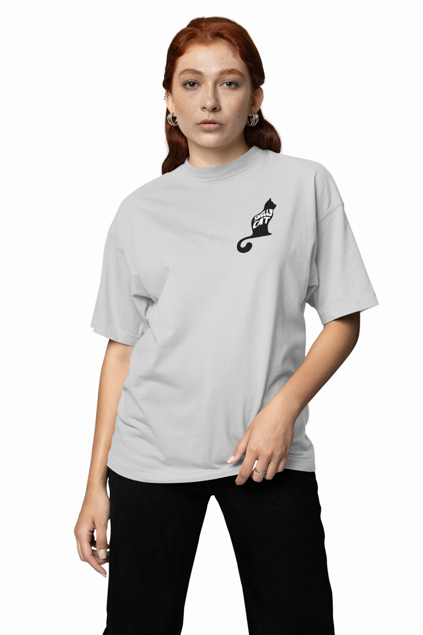 Smelly Cat Oversized T-Shirt for Funny Streetwear Style Now