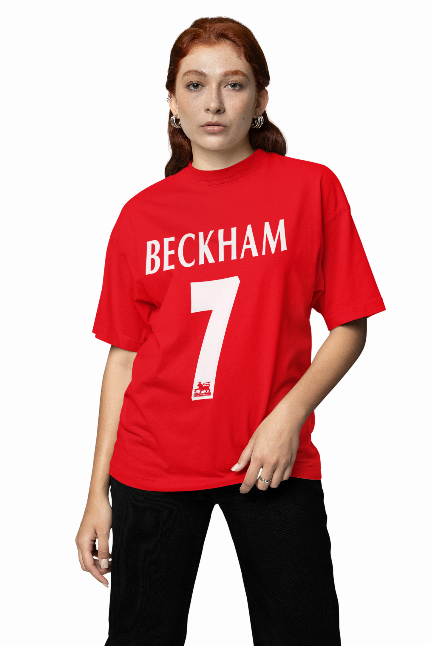 David Beckham Oversized T-Shirts Iconic Football Streetwear