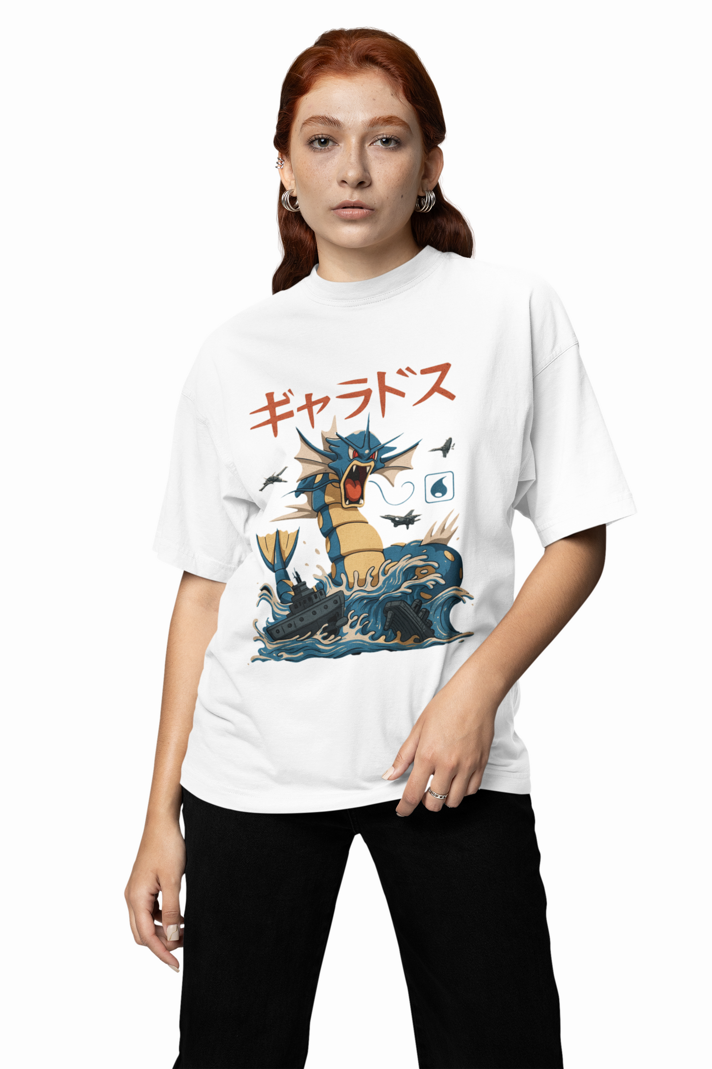 Gyarados Oversized T-Shirt Bold Pokémon Streetwear Tee