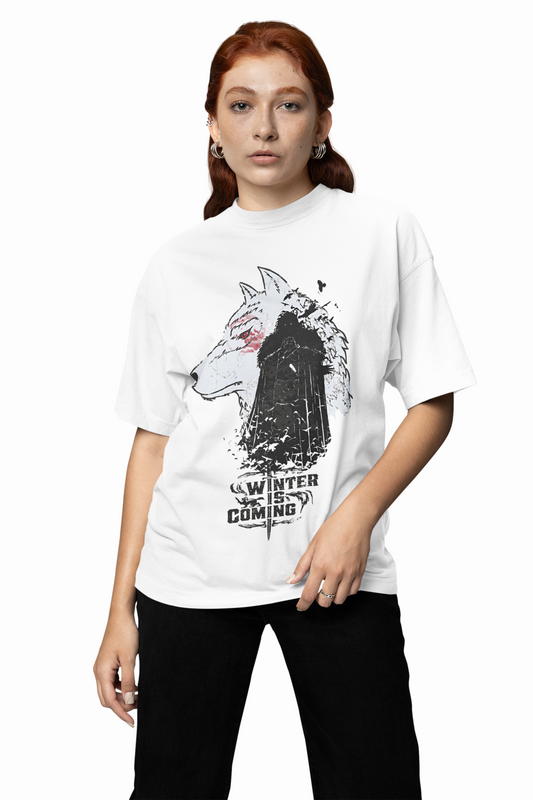 Winner Is Coming White Oversized T-Shirt for Bold Street Style