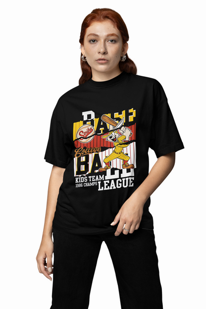 Baseball Kids Team Oversized T-Shirt