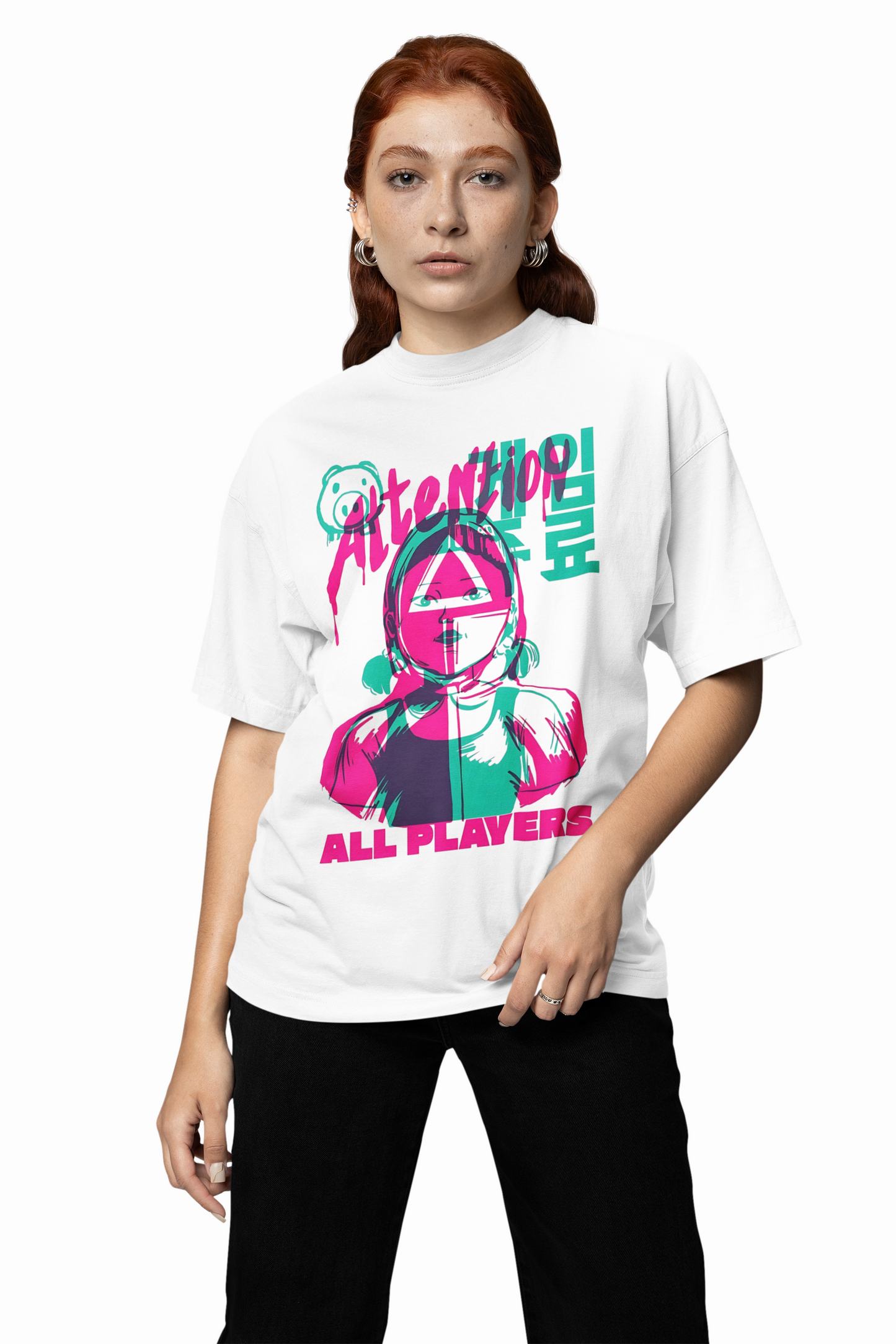 Attention All Players Oversized T-Shirt Game-Inspired Style