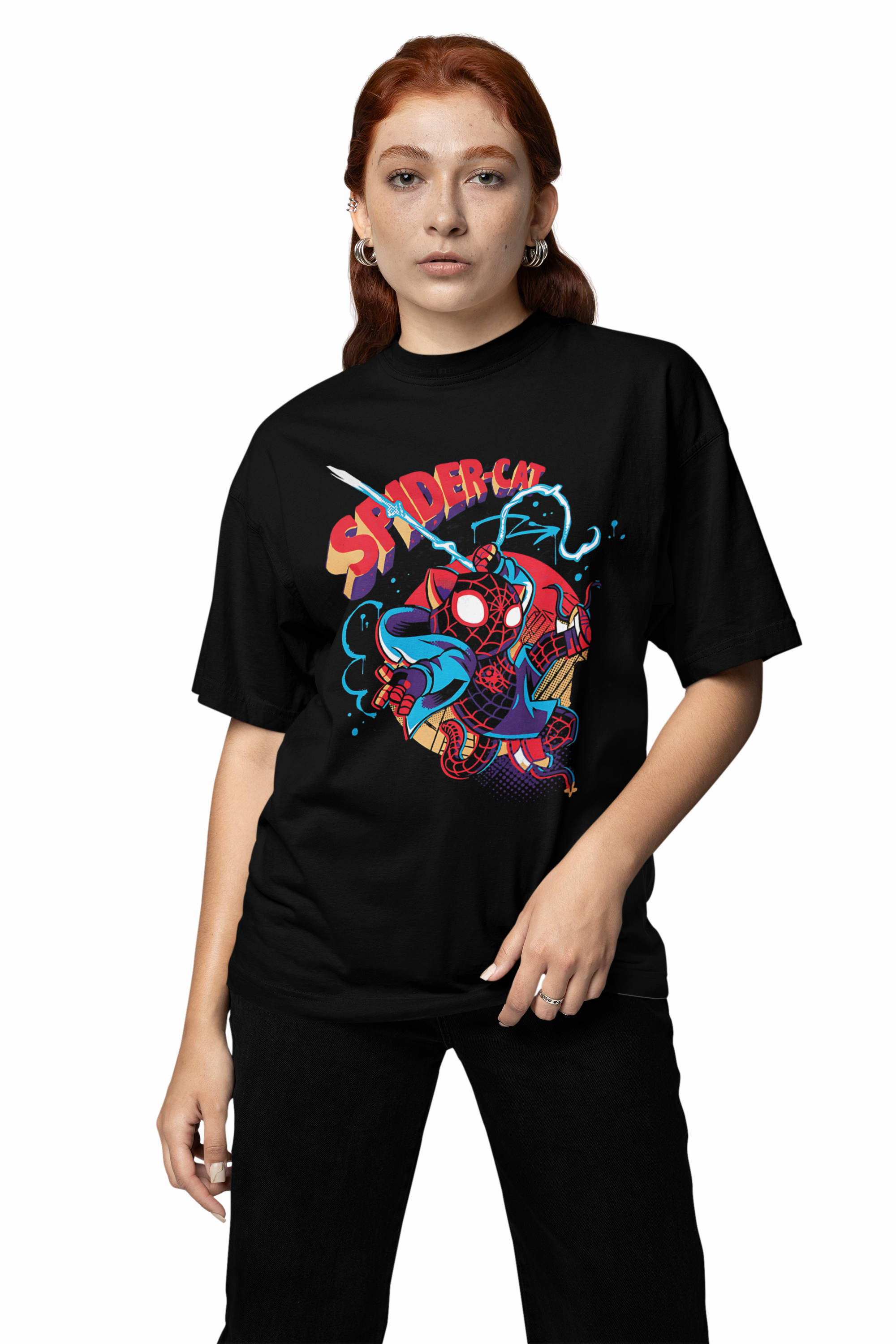 Spider Graphic Oversized T-Shirt