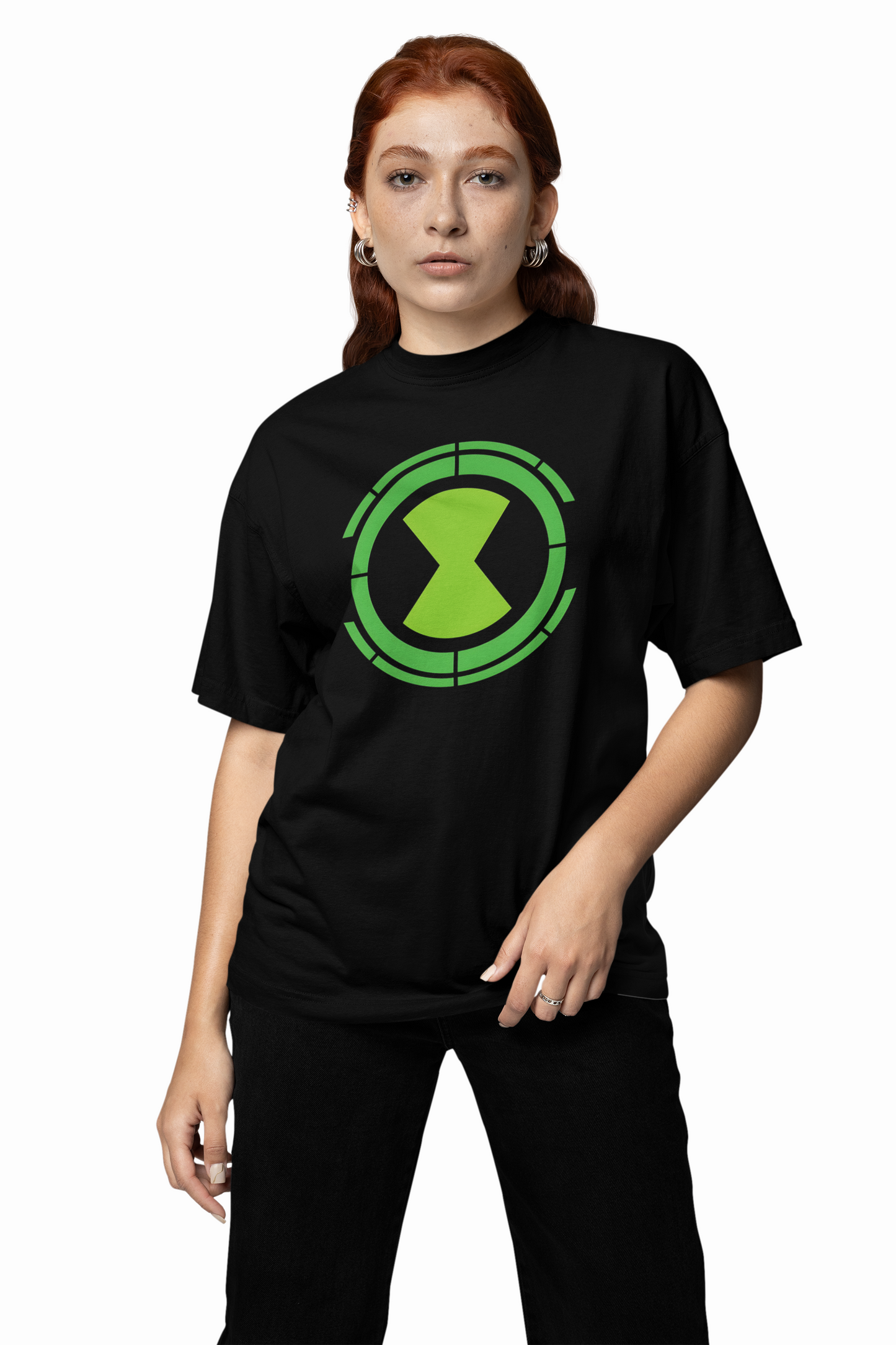 Ben 10 Alien Watch Oversized T-Shirts Cool Hero Streetwear